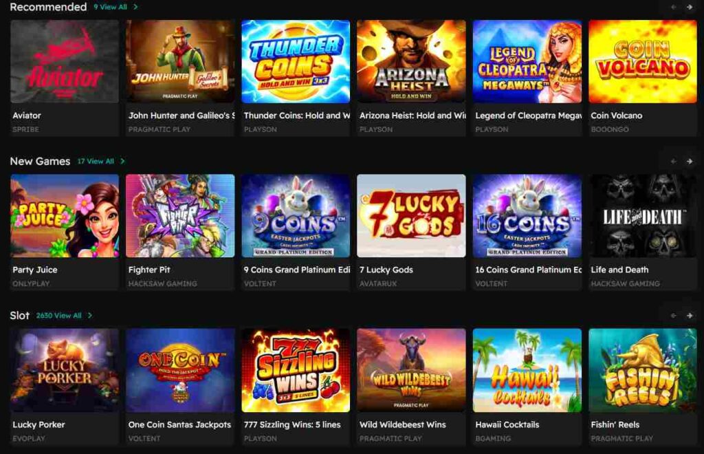 Amon Casino jeux