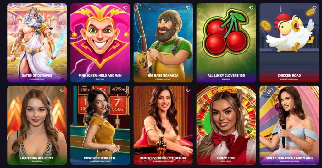 Bdmbet Casino jeux