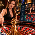 Roulette française, européenne ou américaine : quelles différences ? roulette et croupiere dans un casino luxueux