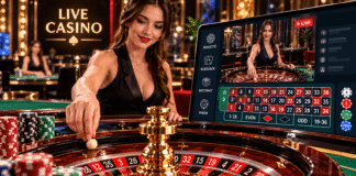 Roulette française, européenne ou américaine : quelles différences ? roulette et croupiere dans un casino luxueux
